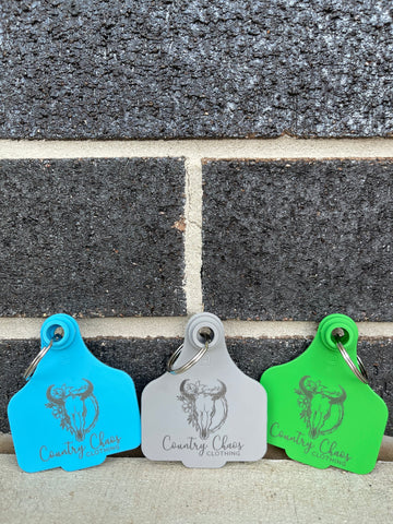 CCC Lrg Cattle Tag Key Ring