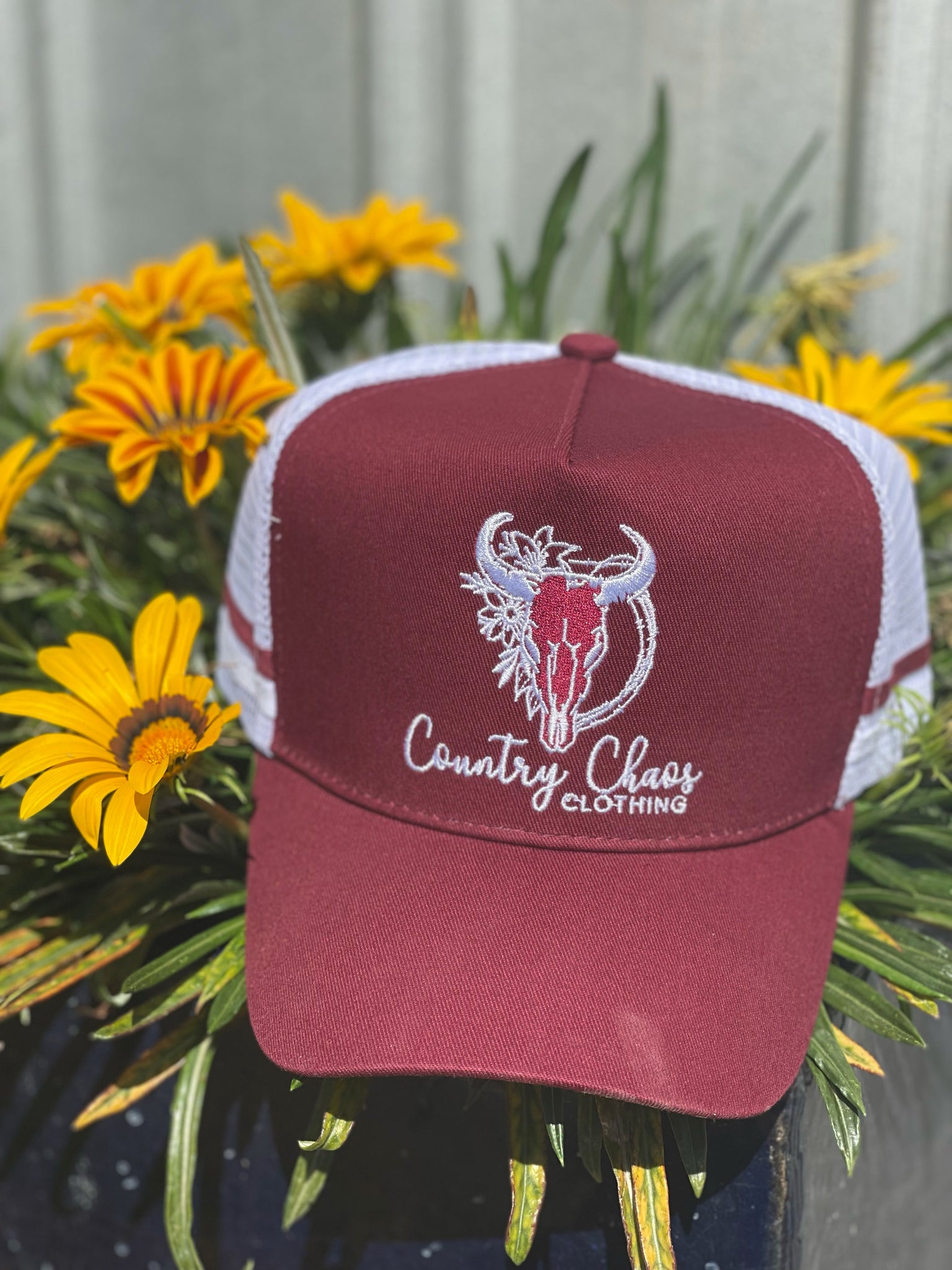 CCC Maroon Trucker Cap